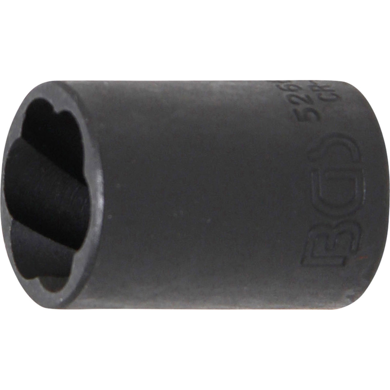 BGS Spiral-Profil-Steckschlüssel-Einsatz / Schraubenausdreher Antrieb Innenvierkant 12,5 mm (1/2") SW 17 mm - 5266-17
