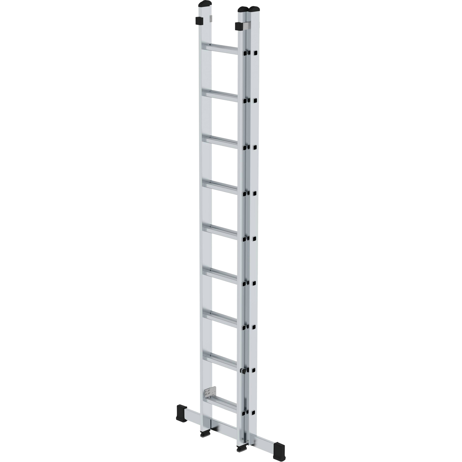 Günzburger Steigtechnik Sprossen-Schiebeleiter 2tlg. mit Standard-Traverse 2 x 9 Sprossen - 011609