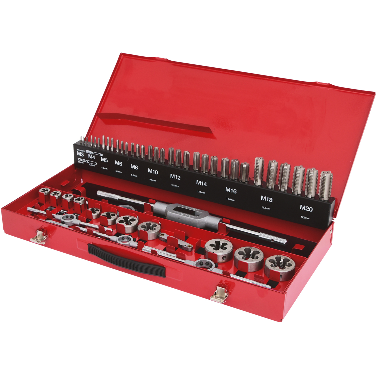 KS TOOLS HSS Co Gewindeschneidwerkzeug-Satz 54tlg. - 331.0754