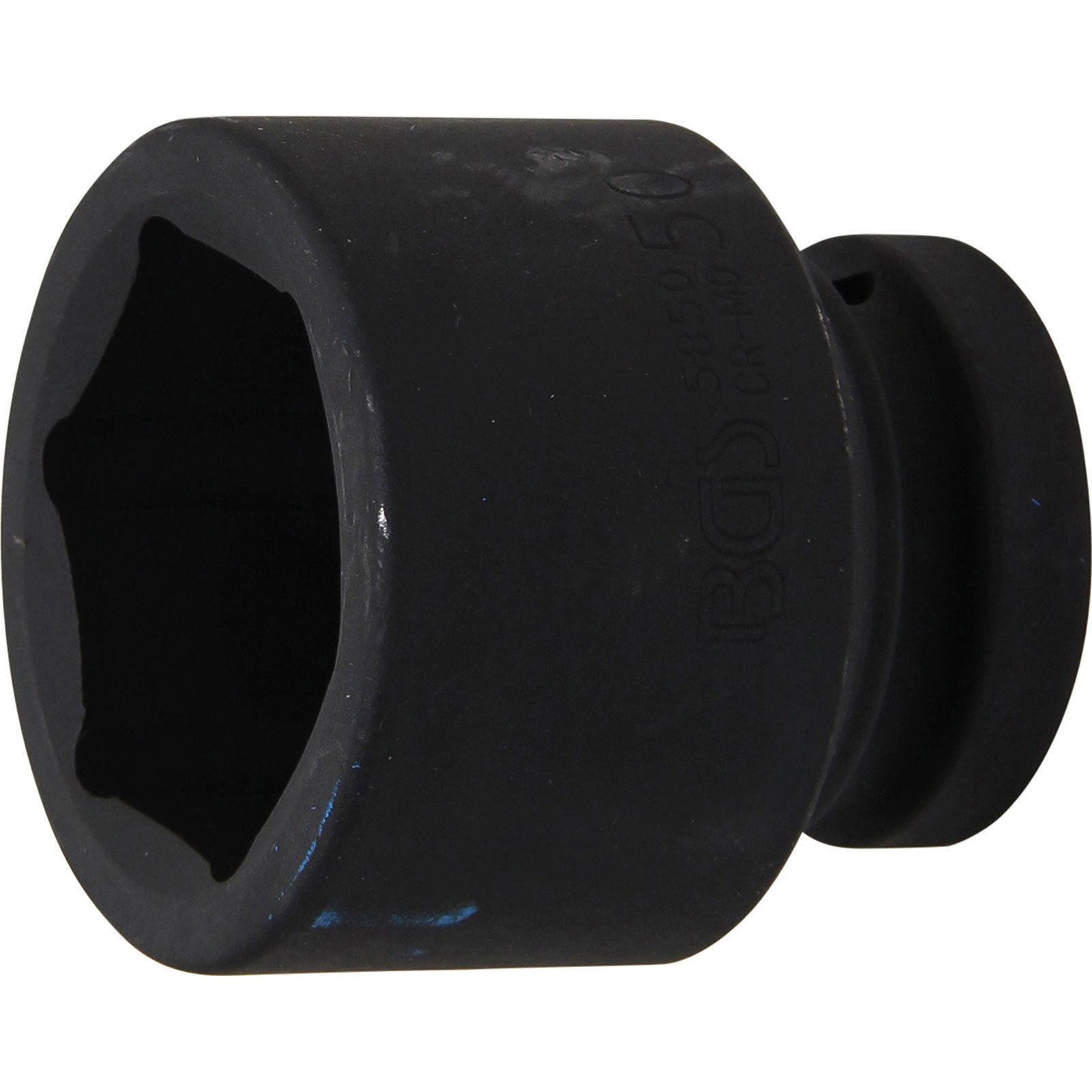 BGS Kraft-Steckschlüssel-Einsatz Sechskant Antrieb Innenvierkant 25 mm (1") SW 50 mm - 5850