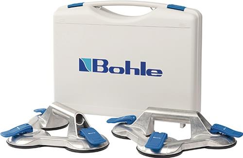 VERIBOR Saugheber-Set Trgf.100kg Kopf-D.120mm 3 Köpfe Alu.2 St./Set - BO S3.021