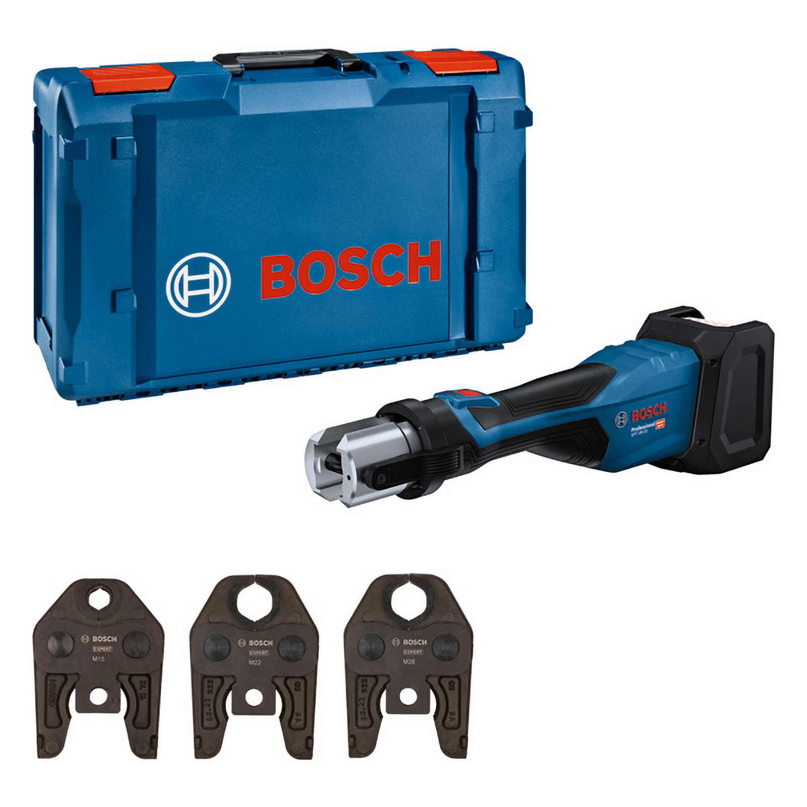 Bosch Akku-Presswerkzeug GPT 18V-32 Solo Kit M in XL-Boxx - 06019M2101