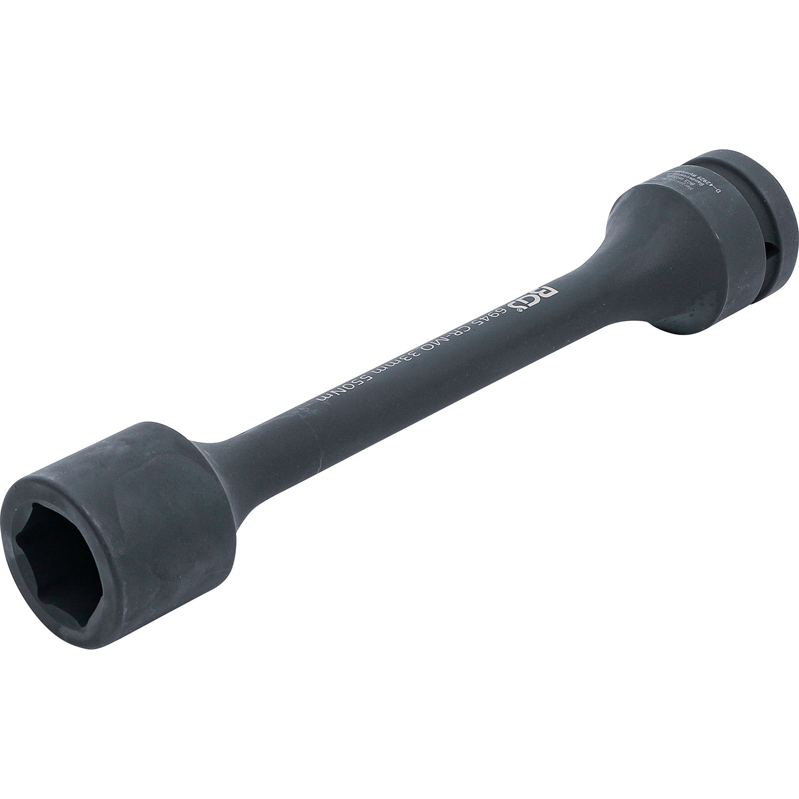 BGS Torsions-Kraft-Steckschlüssel-Einsatz Sechskant Antrieb Innenvierkant 25 mm (1") SW 33 mm 550 Nm - 6945