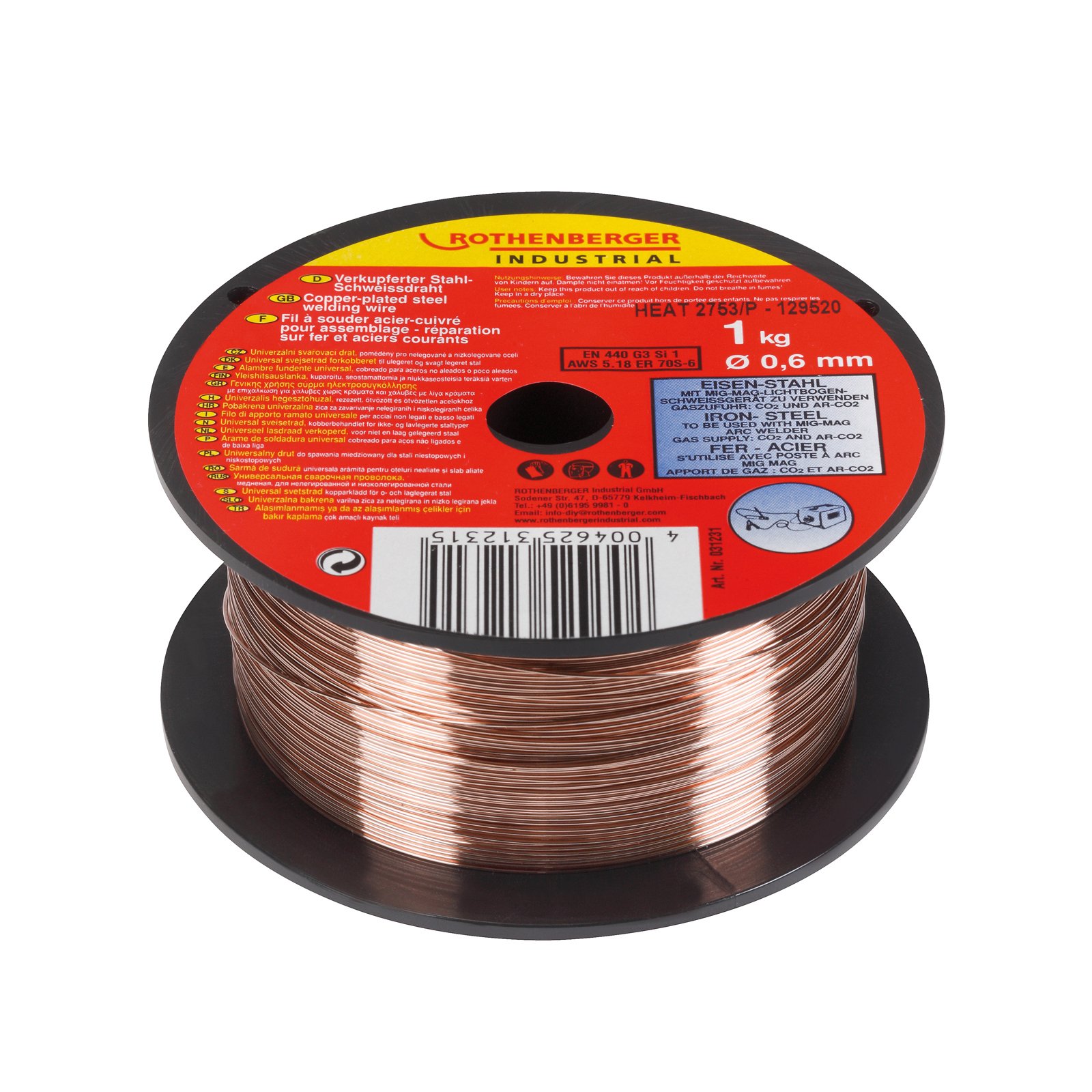 ROTHENBERGER Industrial Schutzgas-Schweißdraht