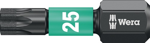 Wera 10x Bit 867/1 IMP DC T25 Länge 25 mm 1/4" C6,3 Impaktor DC - 5157625001