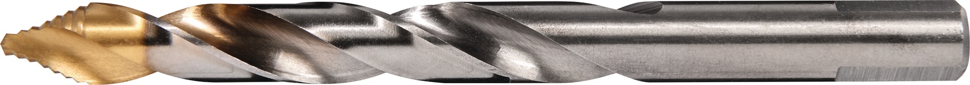 Spiralbohrer DIN 338 TypN D.1mm Zyl.schaft HSS profilgeschl.TiN-kopfb.