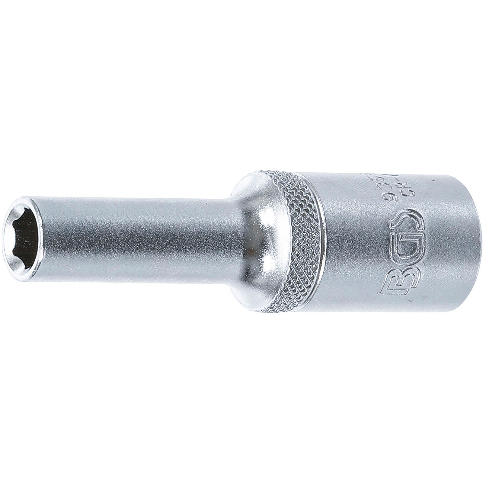 BGS Steckschlüssel-Einsatz Sechskant tief Antrieb Innenvierkant 12,5 mm (1/2") SW 8 mm - 9355