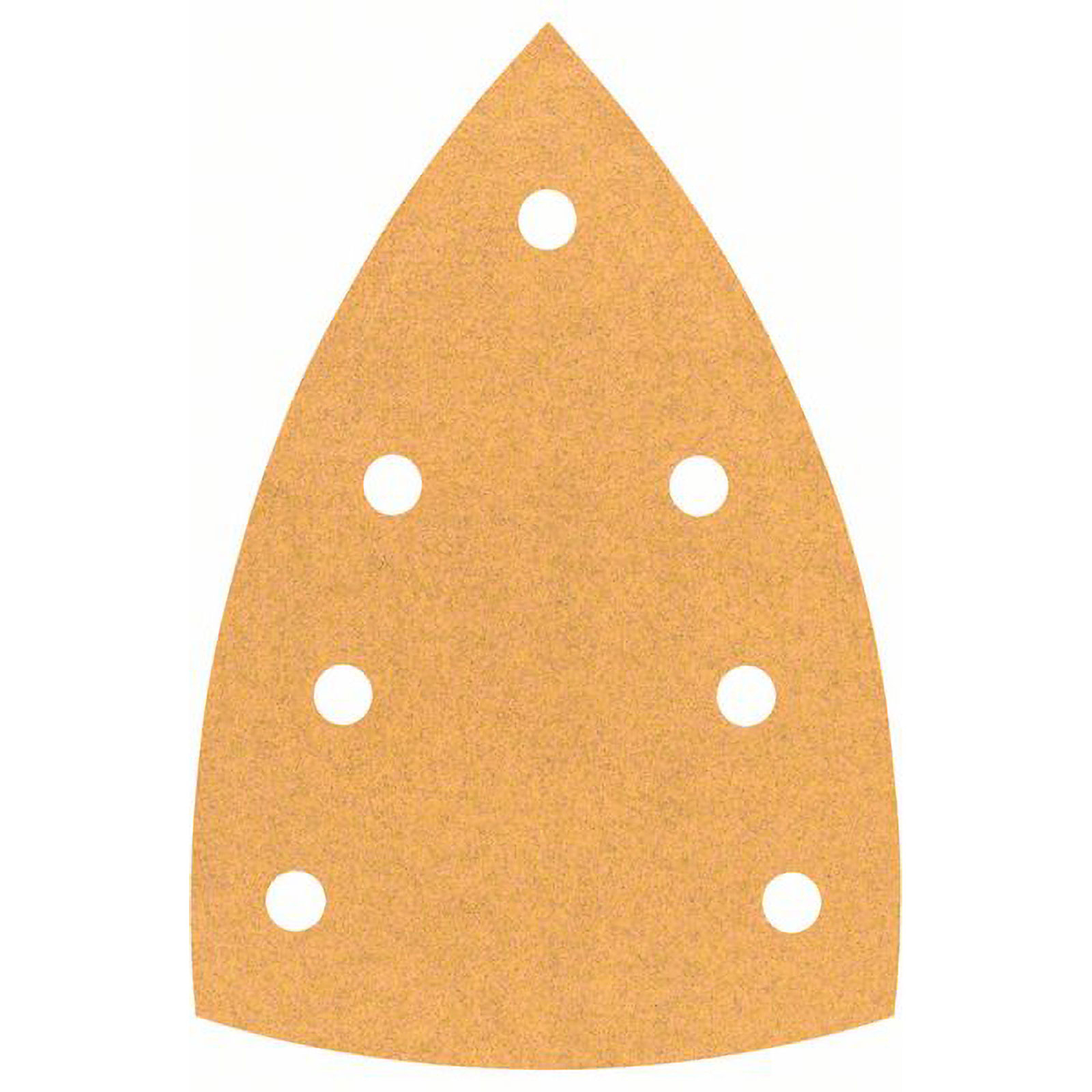 Bosch Schleifblatt C470 für Deltaschleifer, 100 x 150 mm, 120, 7 Löcher, 10er-Pack - 2608608Z96