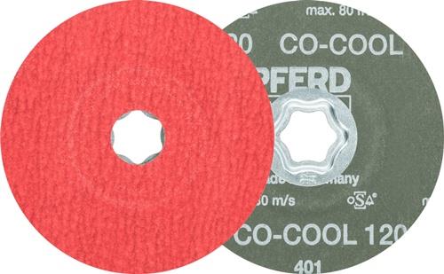 Fiberscheibe COMBICLICK CO-COOL D.115mm K.120 INOX/Alu.Keramikkorn PFERD