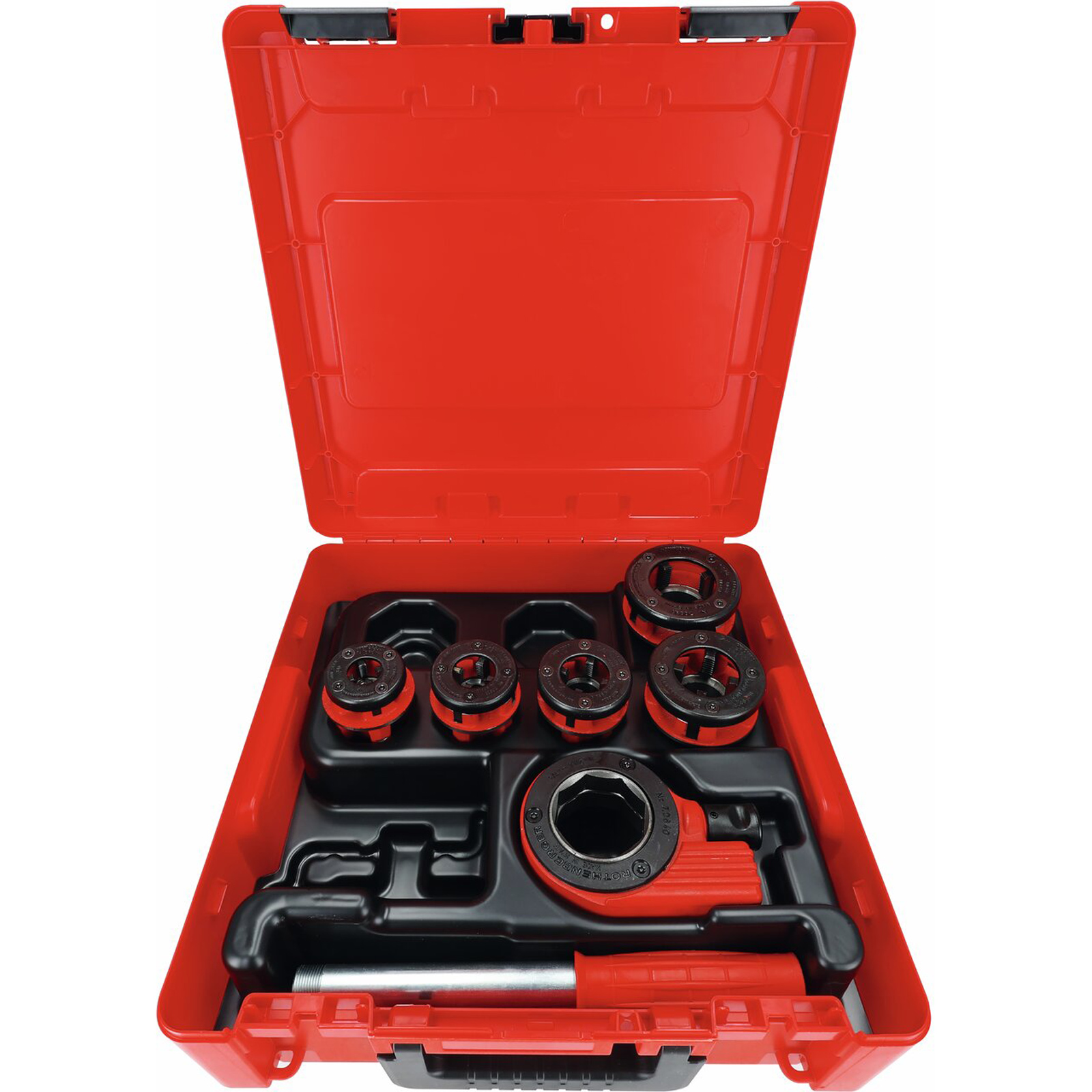 ROTHENBERGER SUPER CUT-Set Gewindeschneid-Koffer 3/8-1.1/4", BSPT R - 070790X