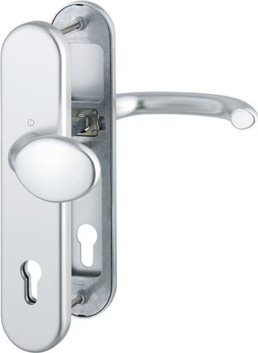 HOPPE Schutzgarnitur Mar.76G/3331/3410/1138 Alu.F1 92mm 66-71mm - 3664591