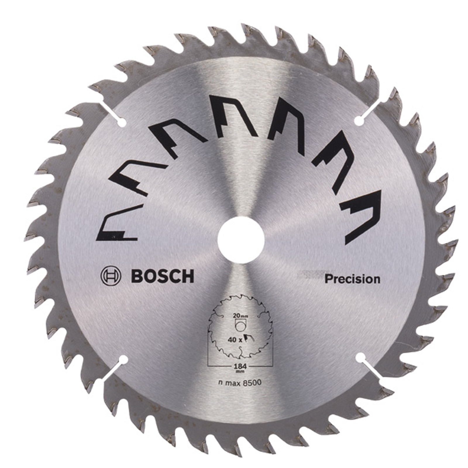 Bosch Kreissägeblatt PRECISION D= 184 mm Bohrung= 16 mm Z= 40 - 2609256864