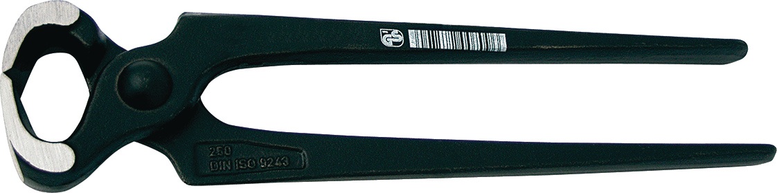 Kneifzange Gesamt-L.160mm Kopf pol.Zange schwarz lack.TECWERK