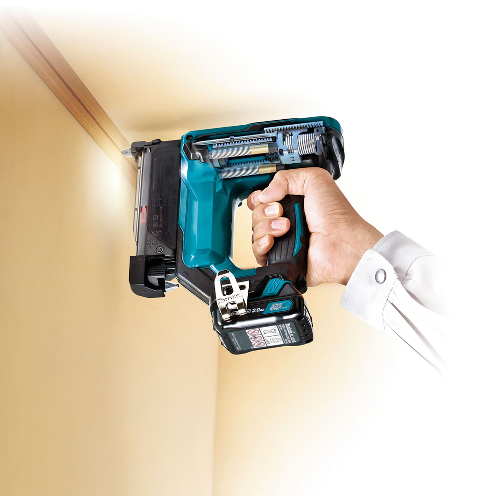 Makita PT354DSMJ Akku-Stiftnagler 12 V max. / 4,0 Ah, 2 Akkus + Ladegerät im MAKPAC