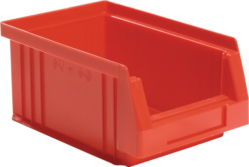 LA-KA-PE Sichtlagerkasten PLK L164 x B105 x H75 mm PP rot - 01850 02 01