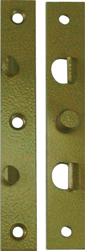 Schnegel Flachbändersicherung L.140mm B.22mm S.3mm STA verz.im Btl.m.Schrauben - 006/785/V