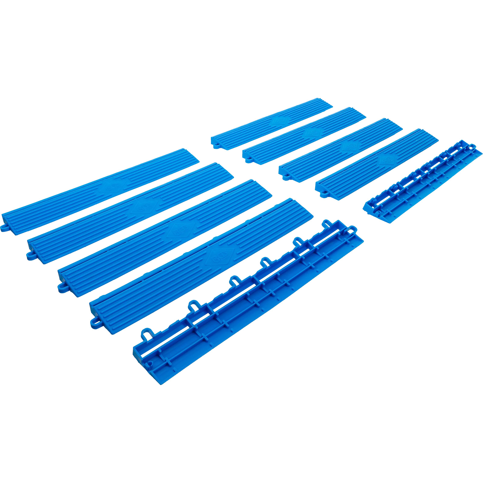 BGS Kunststoff-Fliesen-Randelement-Satz Klick-System 400 x 55 x 15 mm 10-tlg. - 74547