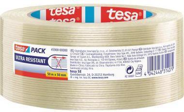 tesa Monofilamentklebeband 45900-00000 50mx50mm transparent