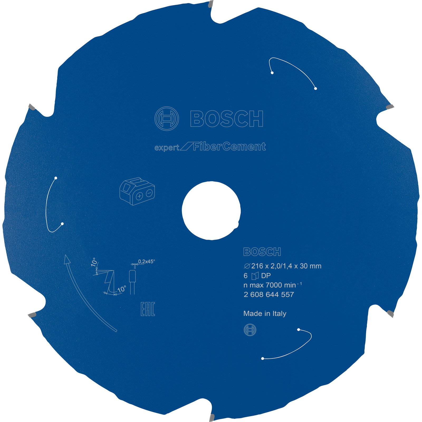 Bosch Kreissägeblatt Expert for Fibre Cement für Akku-Gehrungssägen