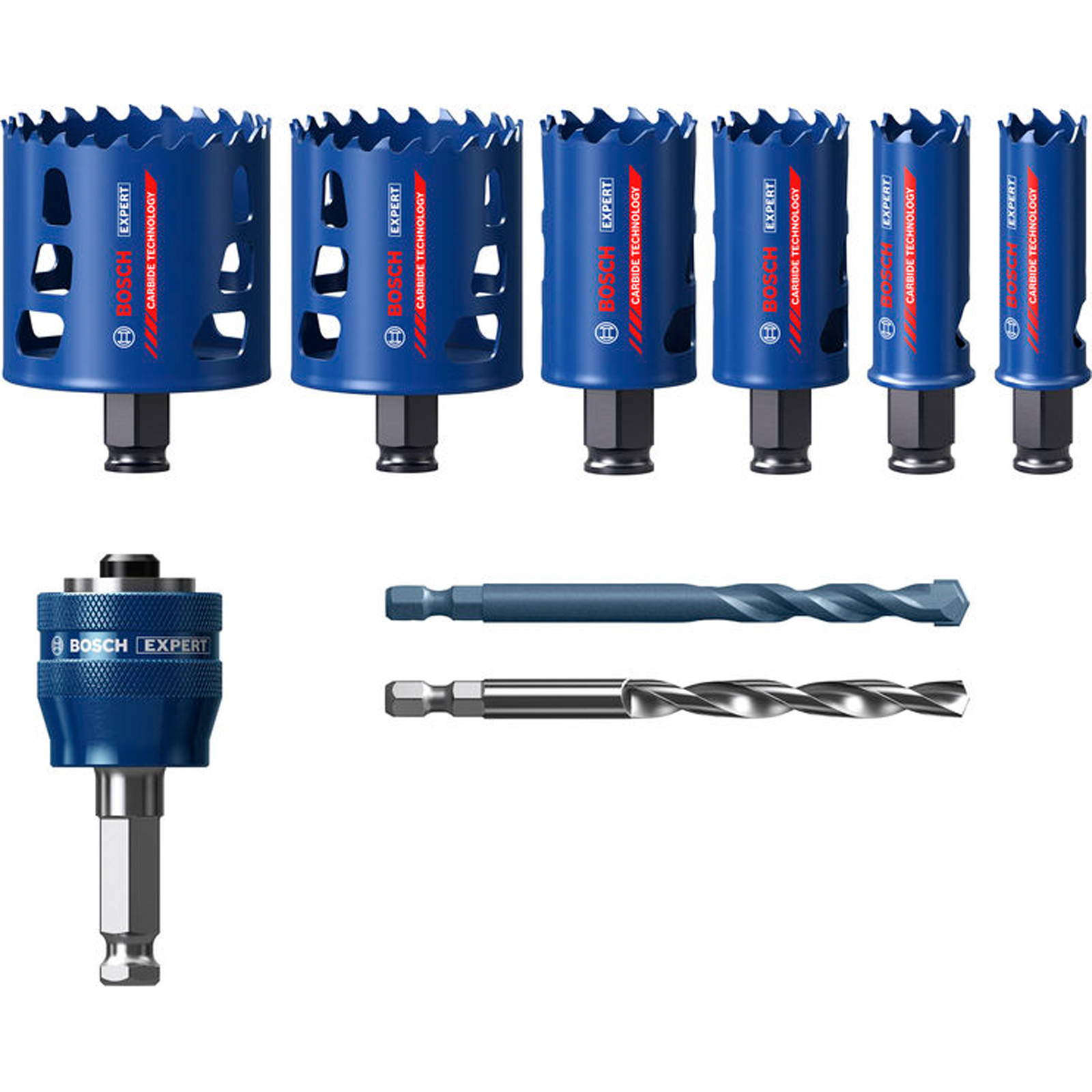 Bosch EXPERT Multi Material Power Change Plus-Lochsäge 22/25/35/51/60/68x60 mm9-tlg. - 2608901906