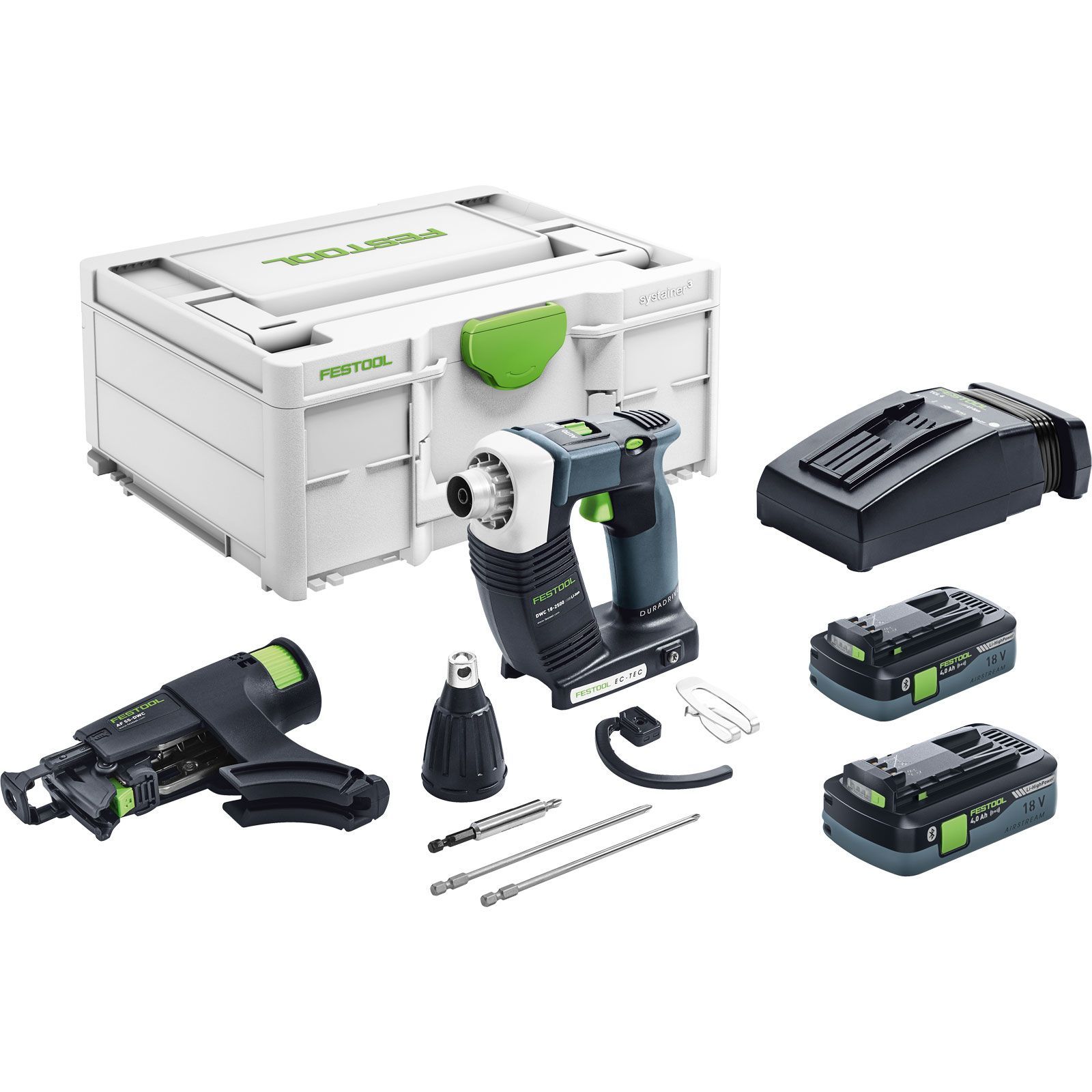 Festool Akku-Bauschrauber DURADRIVE DWC 18-2500 Li 4,0-Plus - 576498