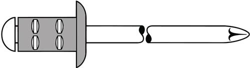 GESIPA Blindniet PolyGrip® Nietschaft d x l 4,8 x 17 mm - 1433851