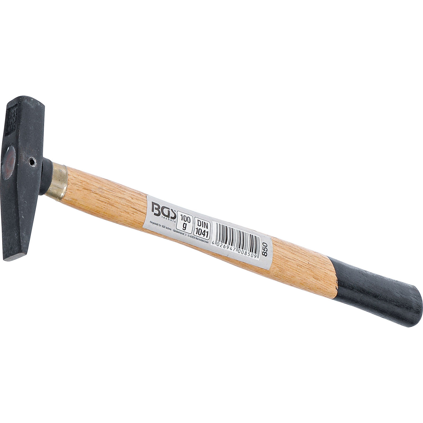 BGS Schlosserhammer Holz-Stiel DIN 1041 100 g - 850