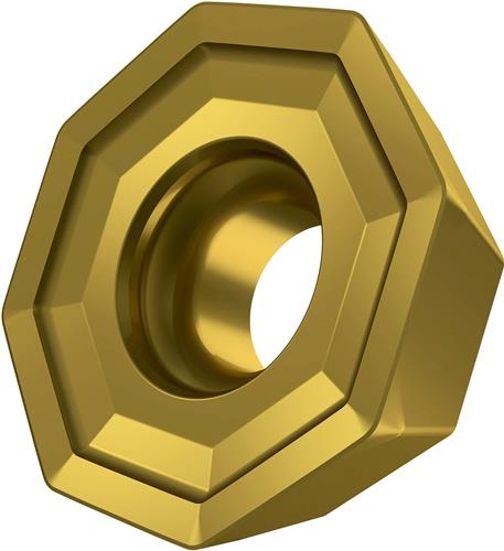 Fräswendeschneidplatte ISO ODMT 0504ZZN:M8340 D.4,4mm PVD beschichtet Farbe Gold