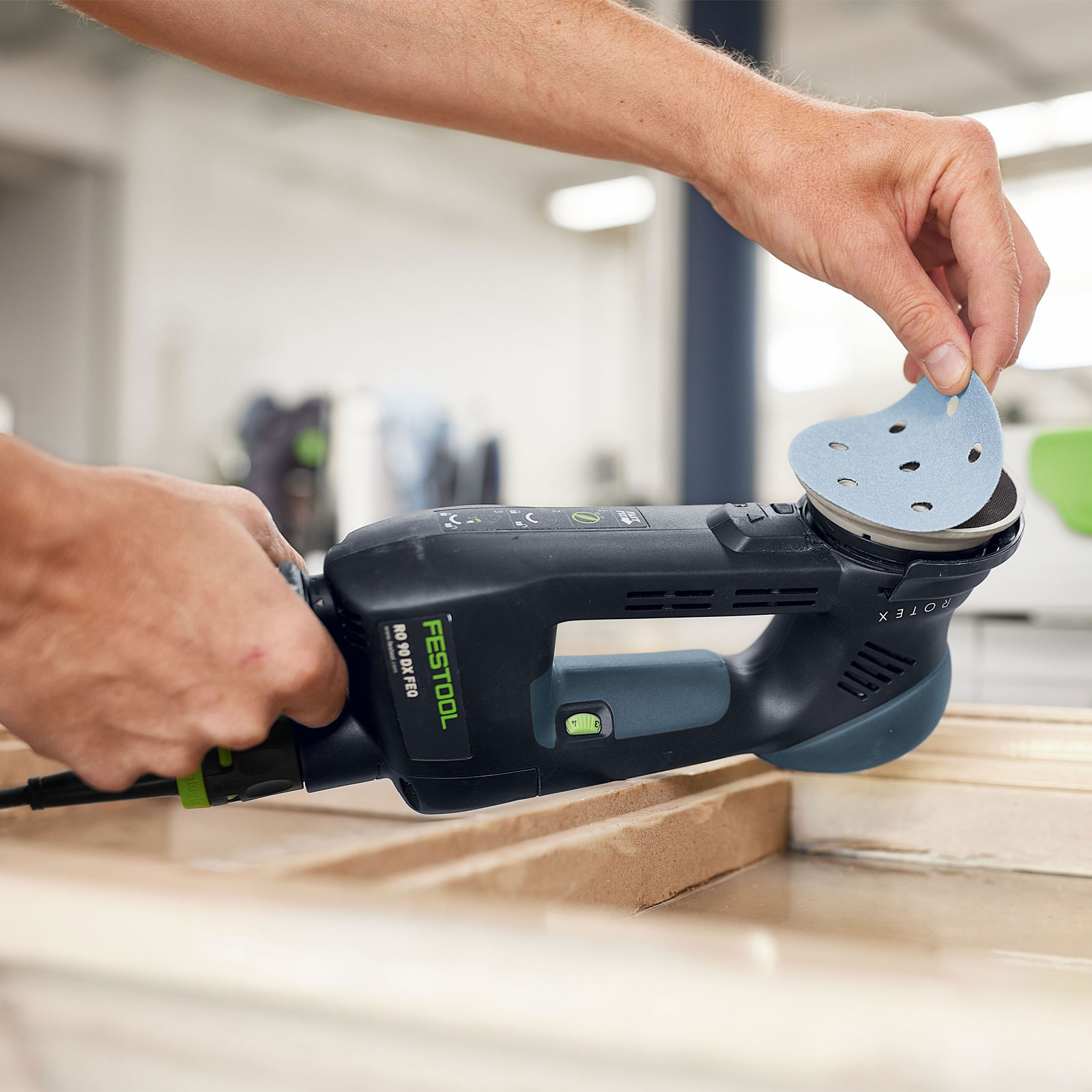 Festool Schleifmittel-Systainer³ SYS-STF D90/V93 GR-Set Granat - 578196