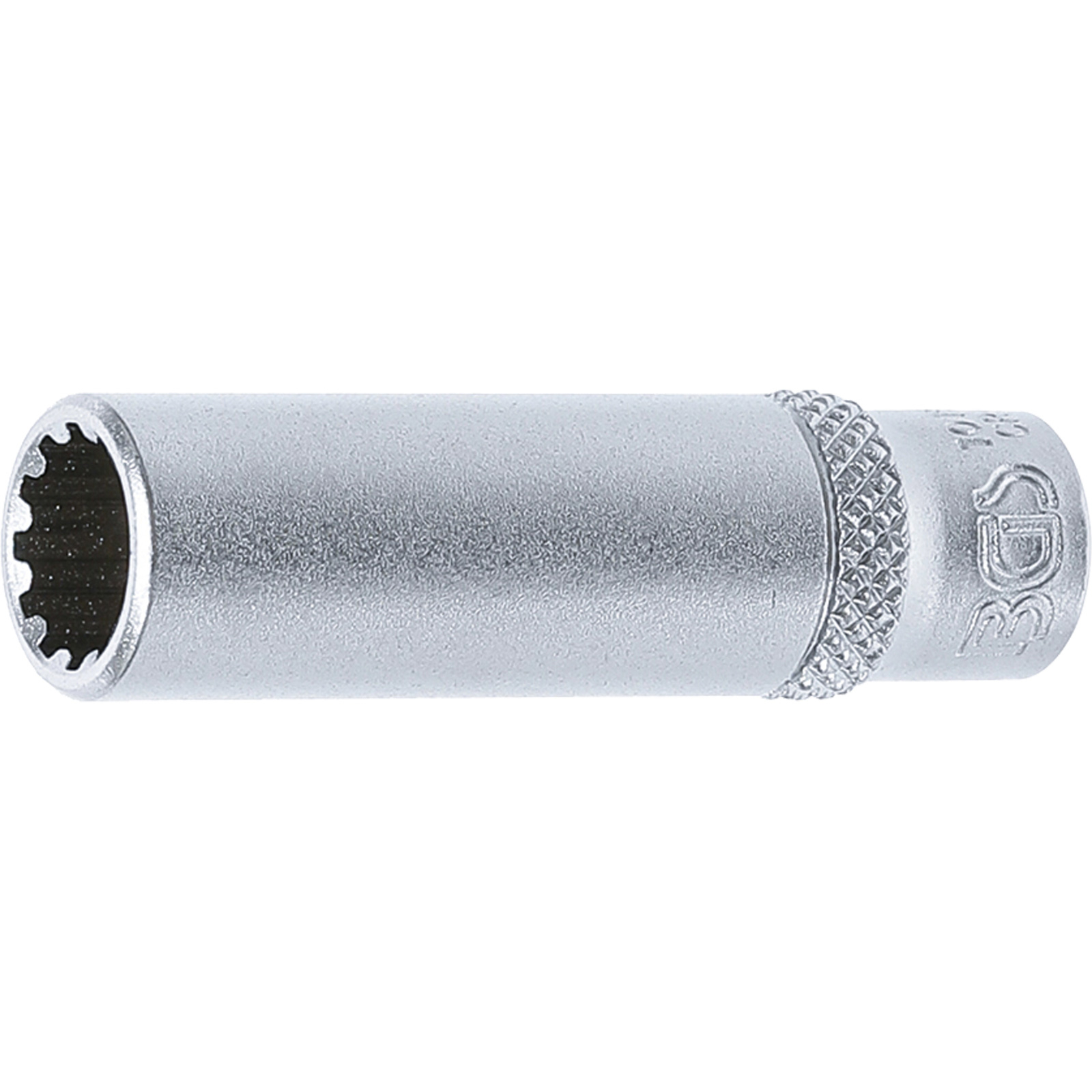 BGS Steckschlüssel-Einsatz Gear Lock tief Antrieb Innenvierkant 6,3 mm (1/4") SW 9 mm - 10159