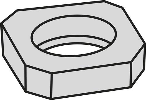 Wendeplatten-Unterlegscheibe ISO SSN 100312:GJ11 Brutto-G.4,22g Farbe Silber
