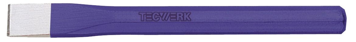 Fliesenmeißel fl.Schaft-Q.8mm 10mm 100mm CV-Stahl TECWERK