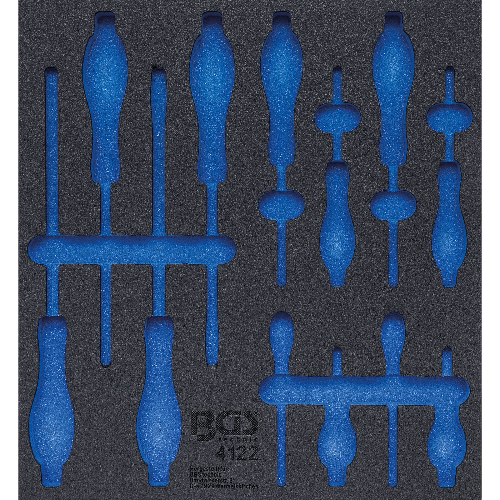 BGS Werkstattwageneinlage 2/3 leer für Art. 4122 - 4122-1