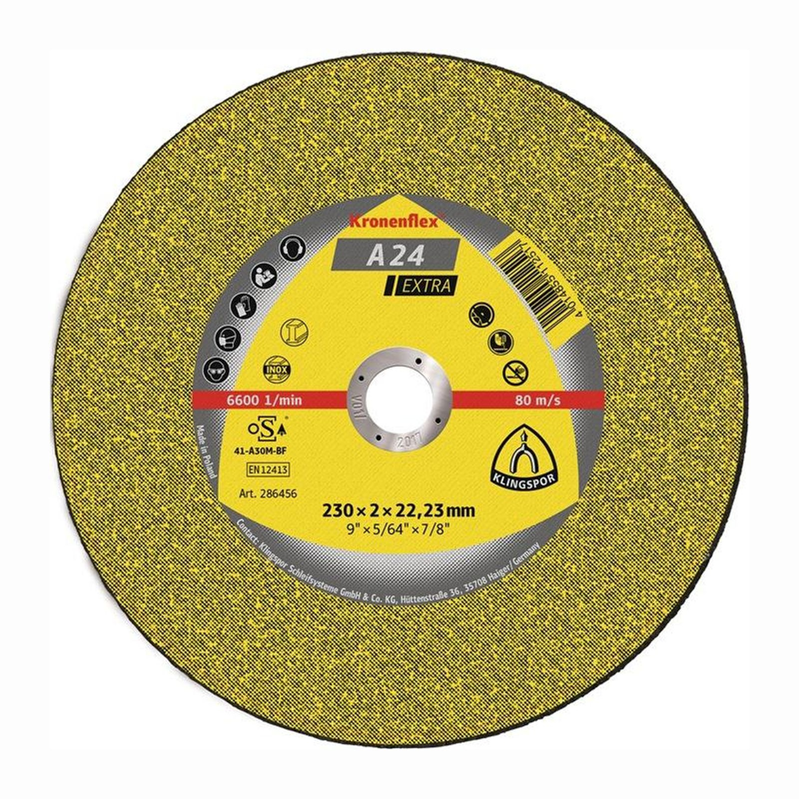 KLINGSPOR 25x Trennscheibe A 24 Extra gekröpft