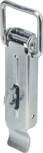 VORMANN Spannverschluss H.110 mm B.37 mm STA blau verzinkt mit Plombiermöglichkeit DIN 3133 - 001209105Z