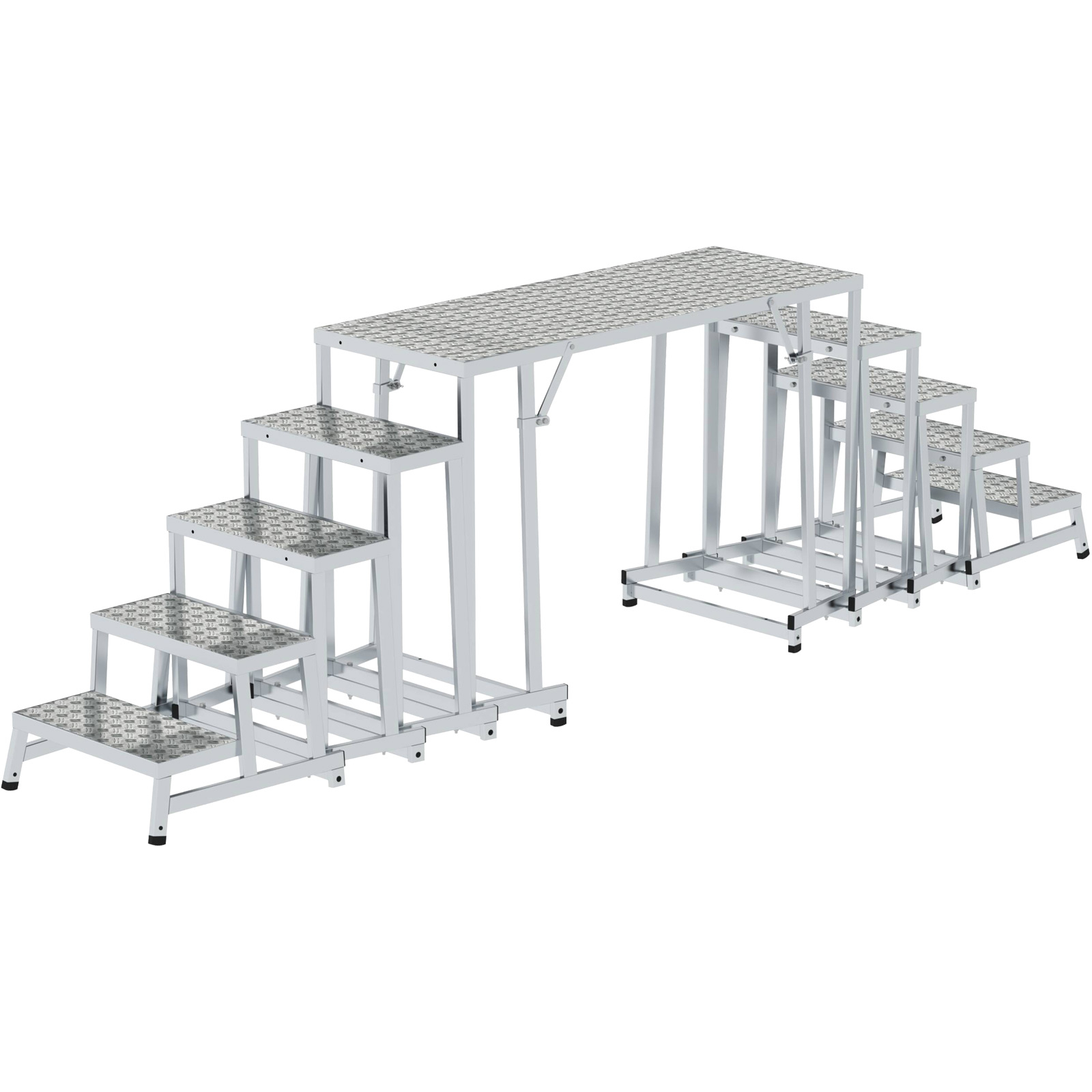 Günzburger Steigtechnik Arbeitspodest modular Erweiterungsmodul 2 3. Stufe - 050412