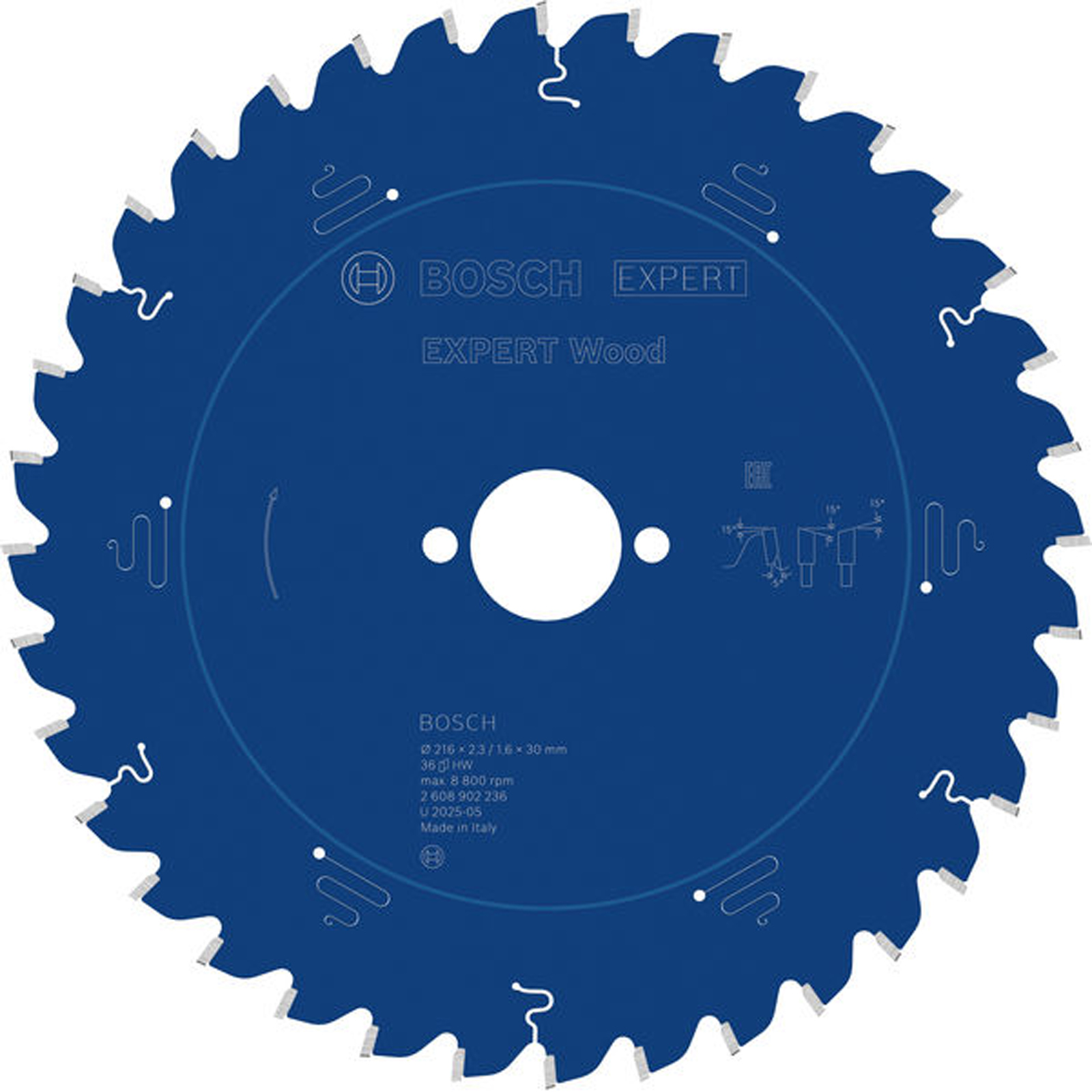 Bosch EXPERT Wood Kreissägeblatt 216x30 mm Z36 - 2608902236