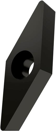 Drehwendeschneidplatte ISO VCMW 160408:T5305 D.4,4mm MT-CVD beschichtet Schwarz