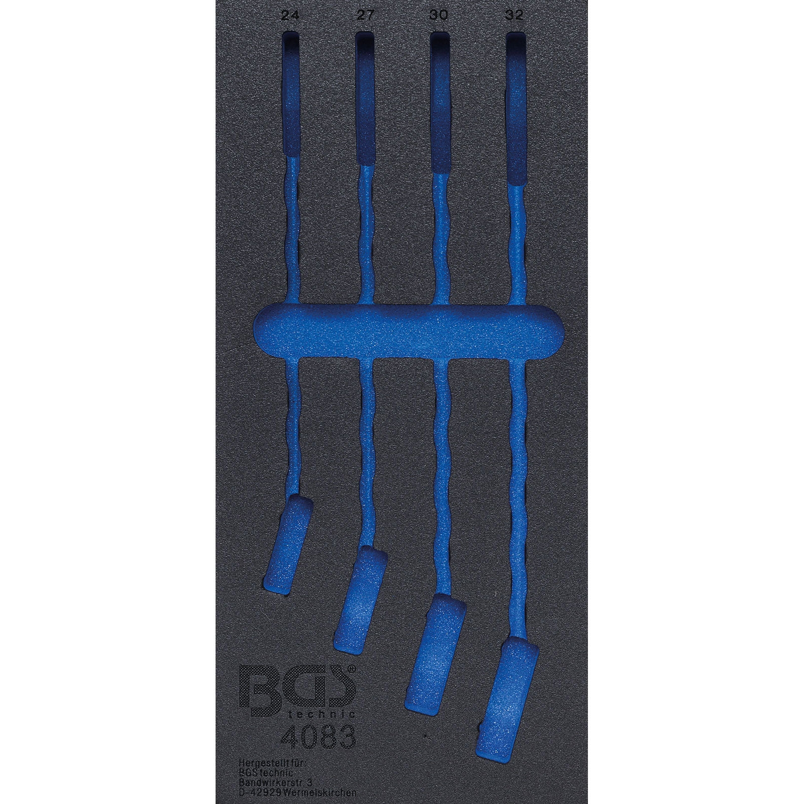 BGS Werkstattwageneinlage 1/3 leer für Art. 4083 - 4083-1