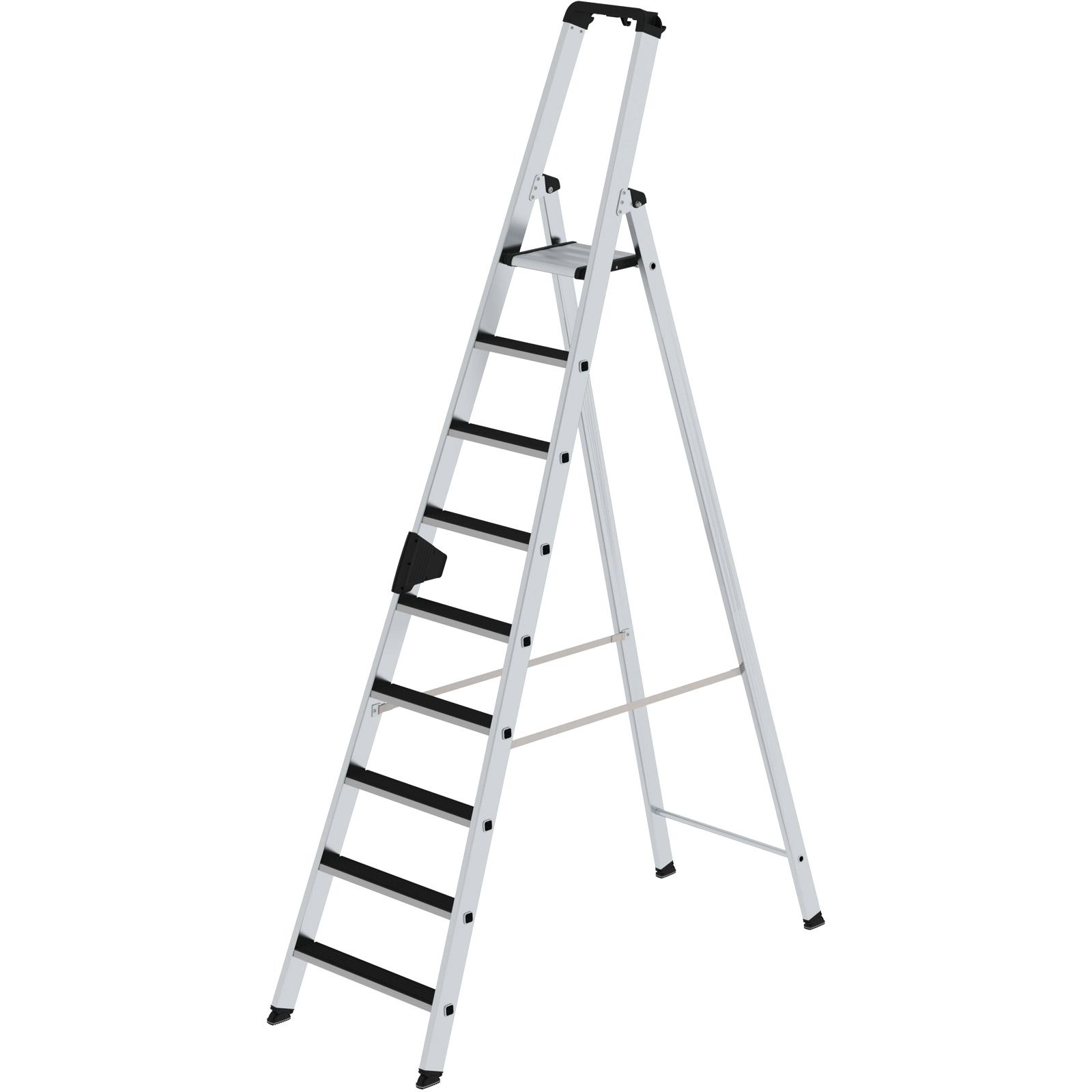 Günzburger Steigtechnik Stufen-Stehleiter einseitig begehbar mit clip-step 9 Stufen - 041509