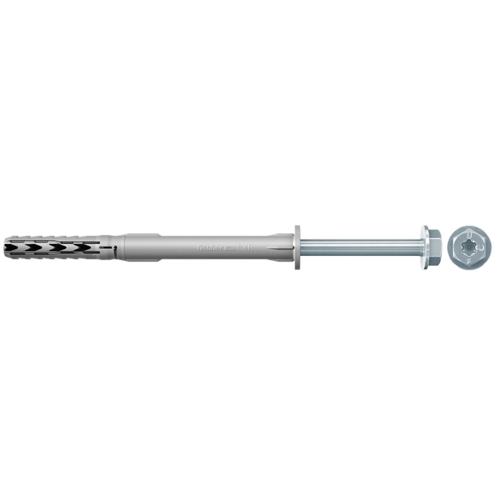 Fischer 50x Langschaftdübel SXR 10 x 230 mm T mit Sicherheitsschraube - 46270