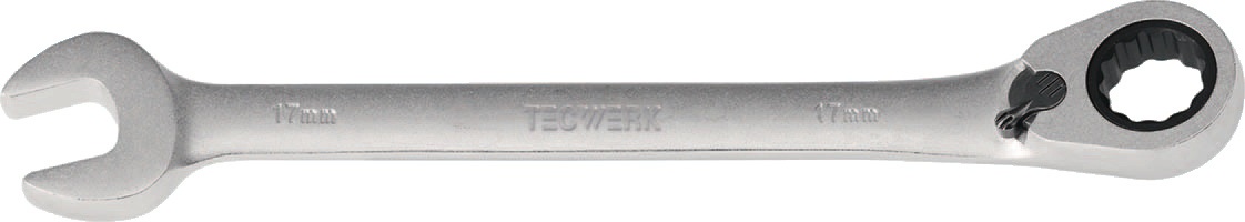 Maulringratschenschlüssel SW 13mm L.179mm umschaltb.TECWERK