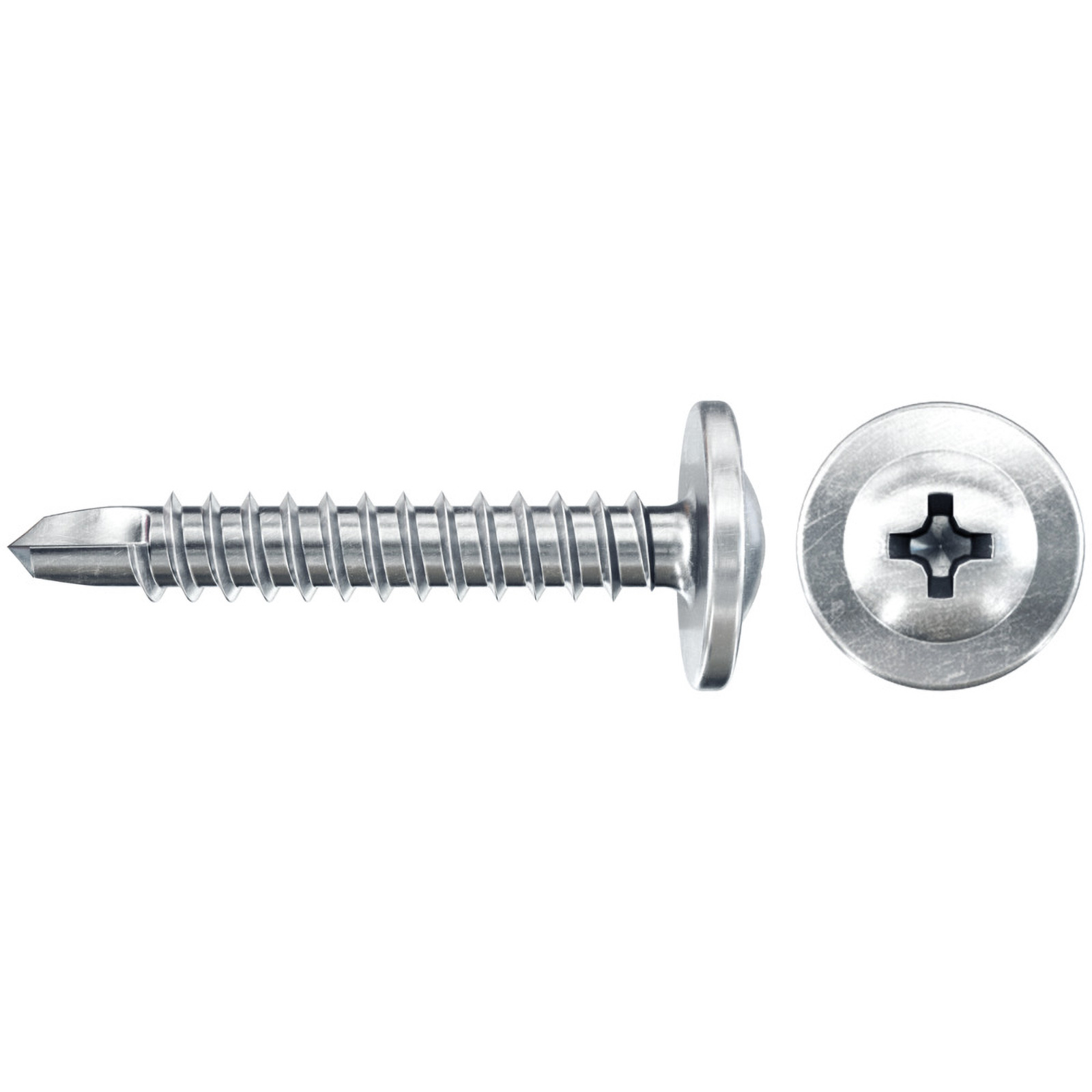 Fischer 1.000x Profilverbinderschraube 4,2 x 13 mm Halbrundkopf blauverzinkt Vollgewinde Kreuzschlitz PH - 040457