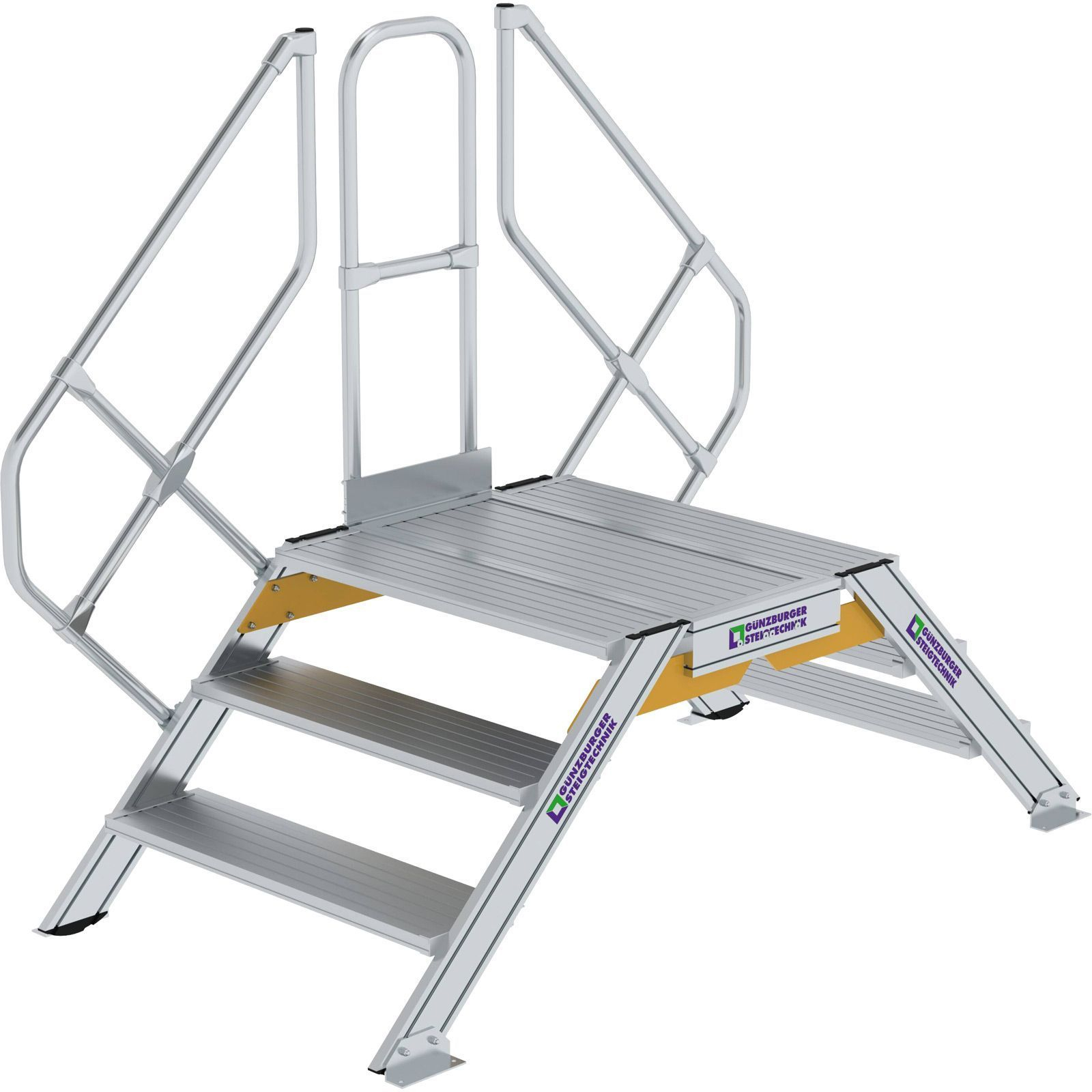 Günzburger Steigtechnik Überstieg 45° Stufenbreite 1.000 mm