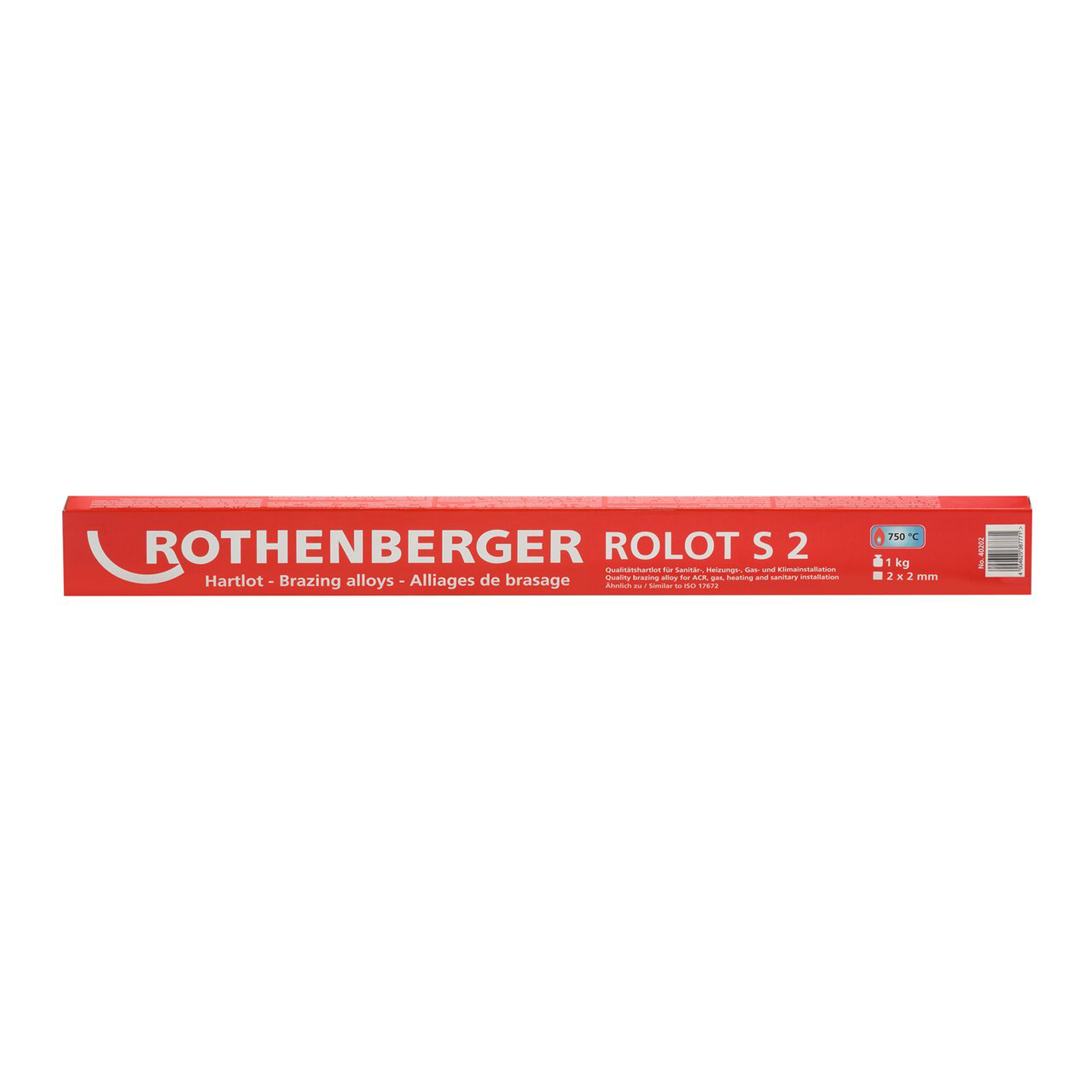 ROTHENBERGER ROLOT S2, ähnlich ISO 17672, 2x2x500mm, 1kg - 40202