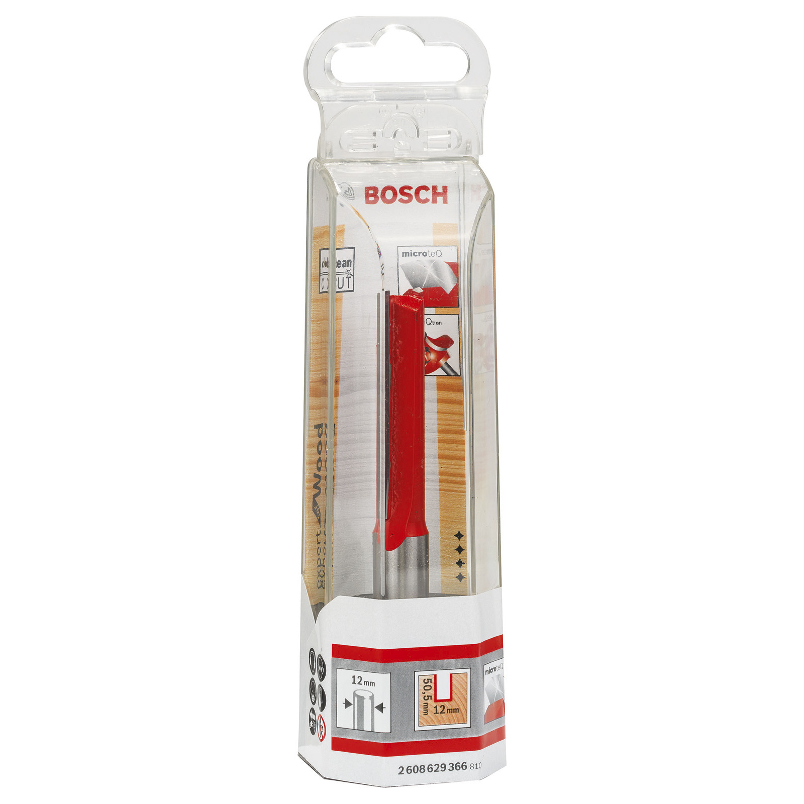 Bosch Nutfräser Expert for Wood Carbide 12 mm D1 12 mm L 50,5 mm G 98 mm - 2608629366