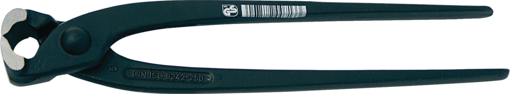 Monierzange L.220mm pol.schwarz lack.TECWERK
