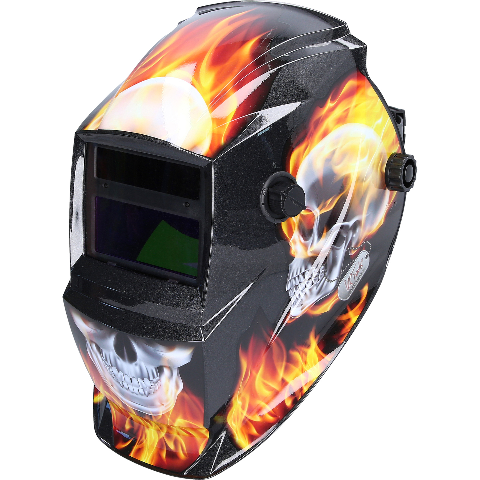 KS TOOLS Automatik-Schweißer-Schutzhelm Flame Design - 310.0155