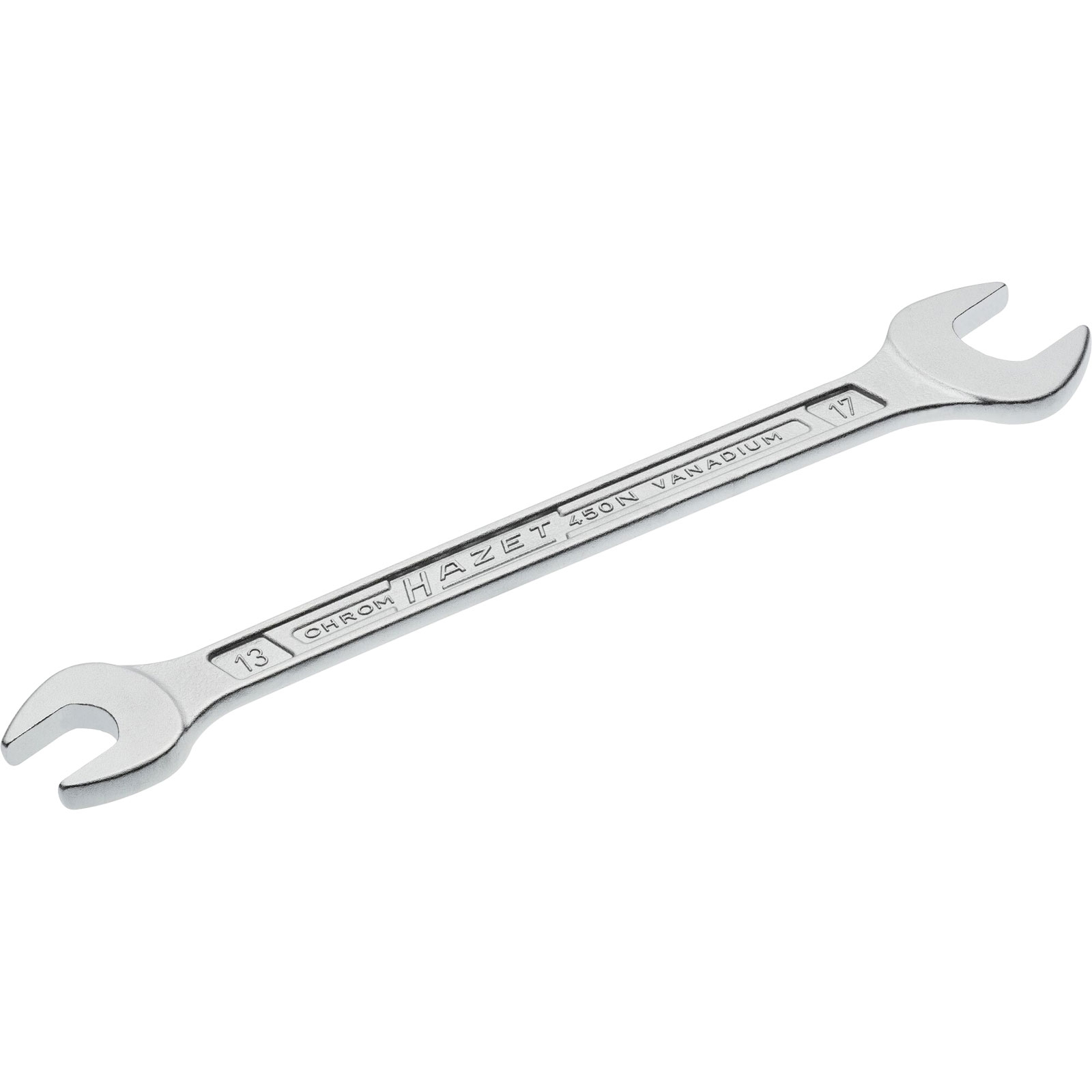 Hazet Doppelmaulschlüssel 450N 13x17mm L.205,5mm verchr - 450N-13X17