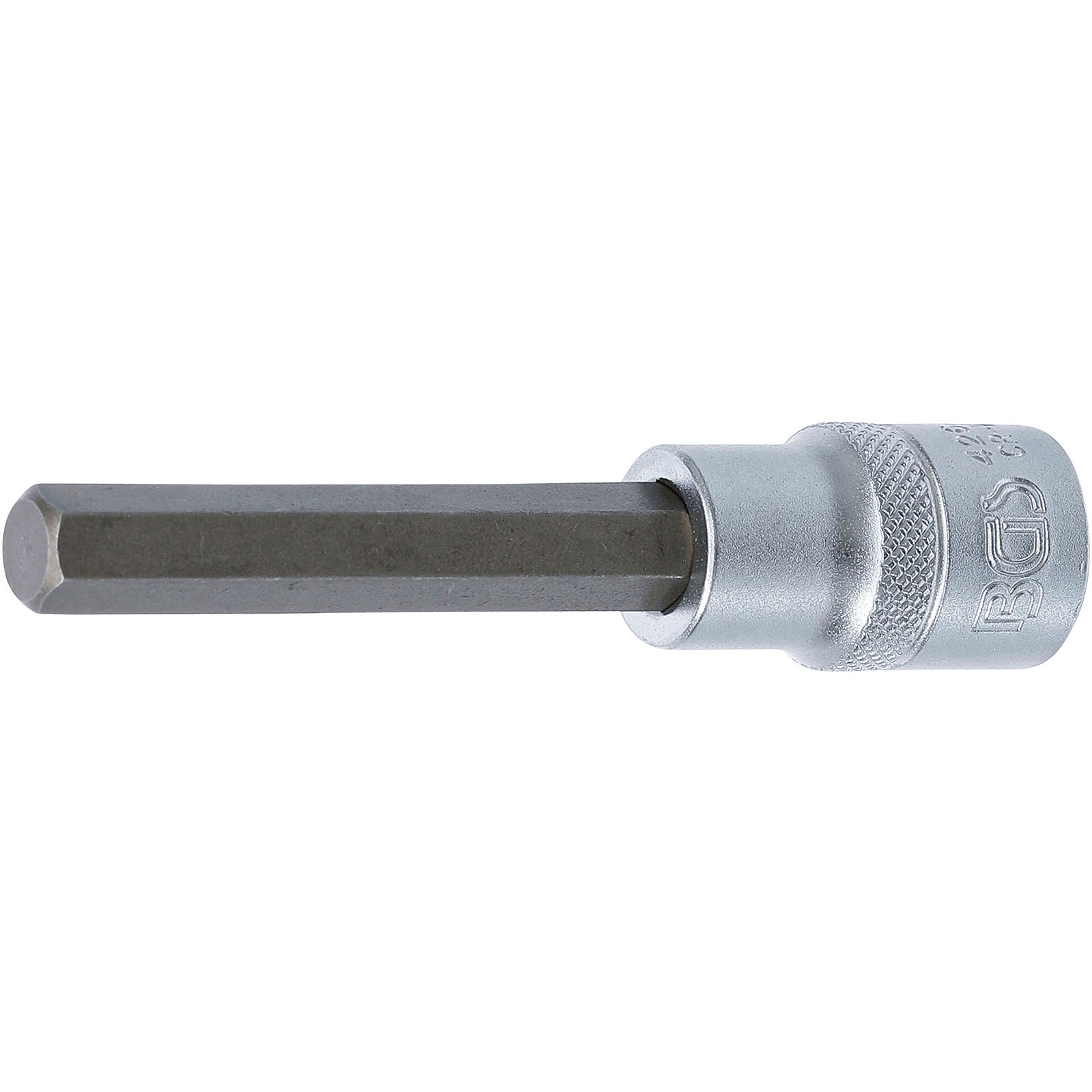 BGS Bit-Einsatz Länge 100 mm Antrieb Innenvierkant 12,5 mm (1/2") Innensechskant 10 mm - 4264